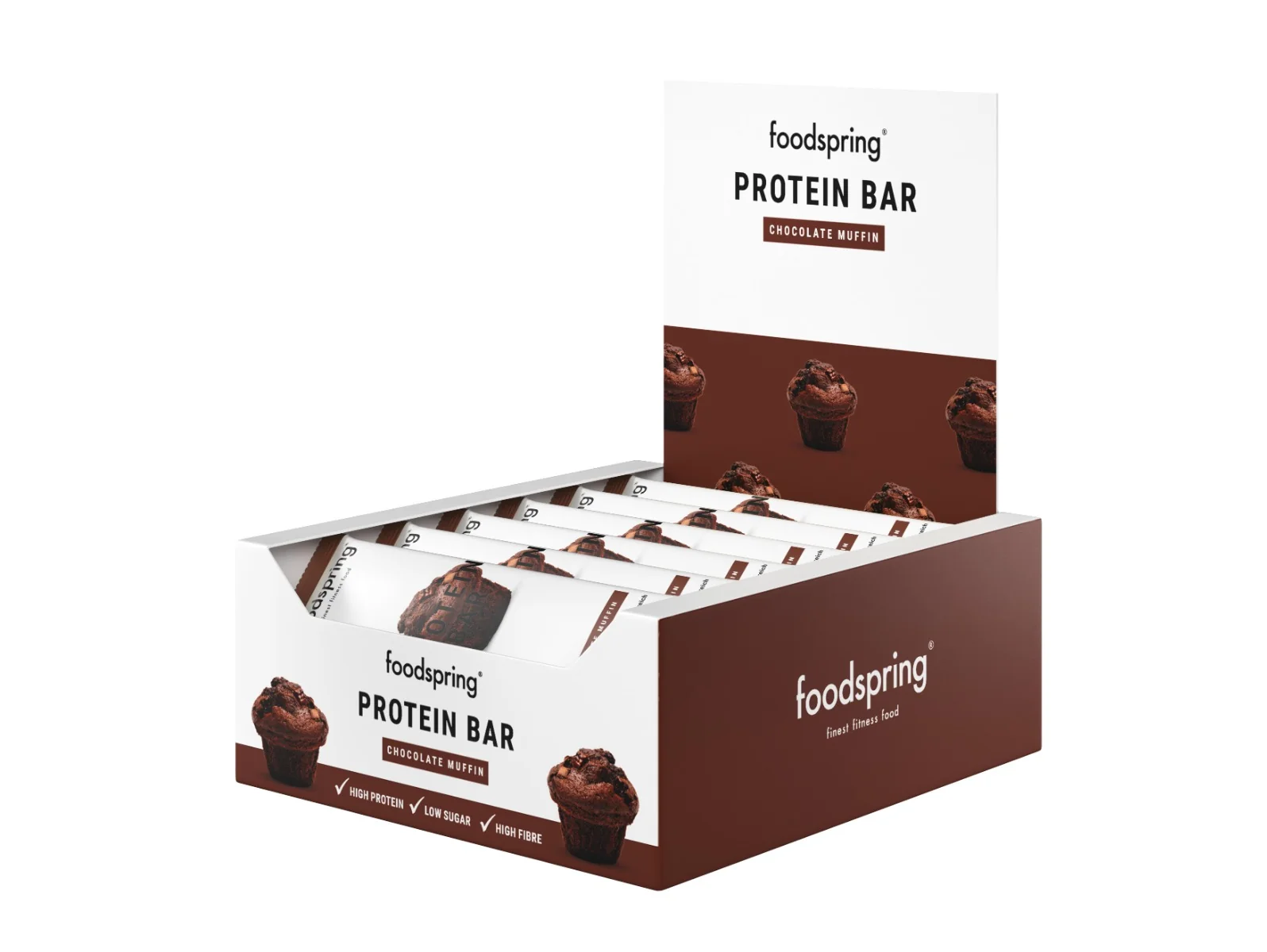 Foodspring Protein Bar Muffin al Cioccolato 60 g