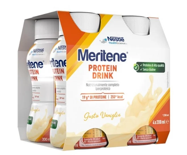 Meritene Drink Vaniglia 4x200 ml Ipercalorico