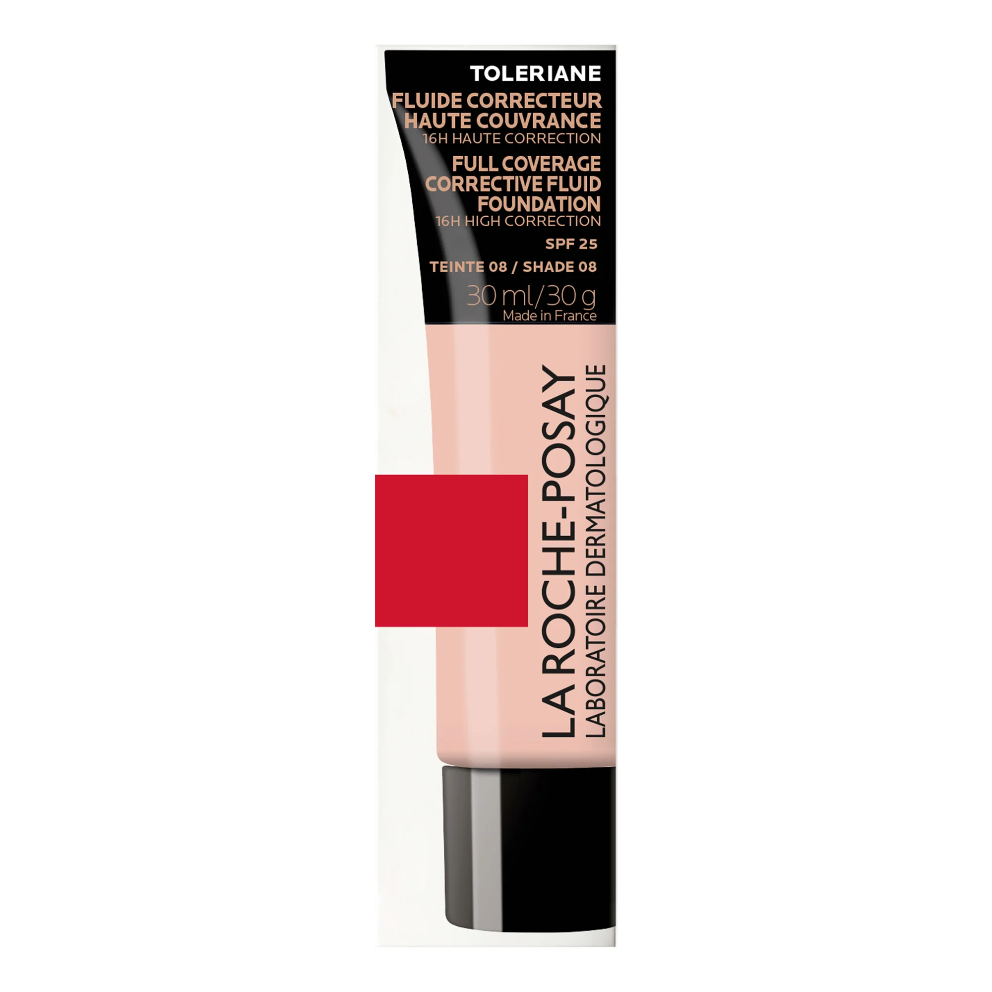 La Roche Posay Toleriane Fondotinta Fluido 8, 30 Ml Correttore alta coprenza