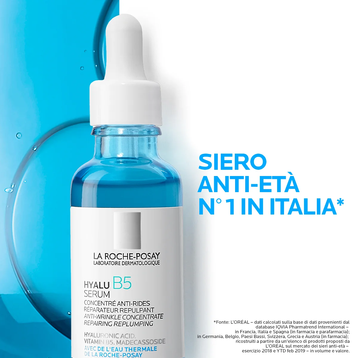 La Roche Posay Hyalu B5 Siero 50 Ml Antirughe rimpolpante