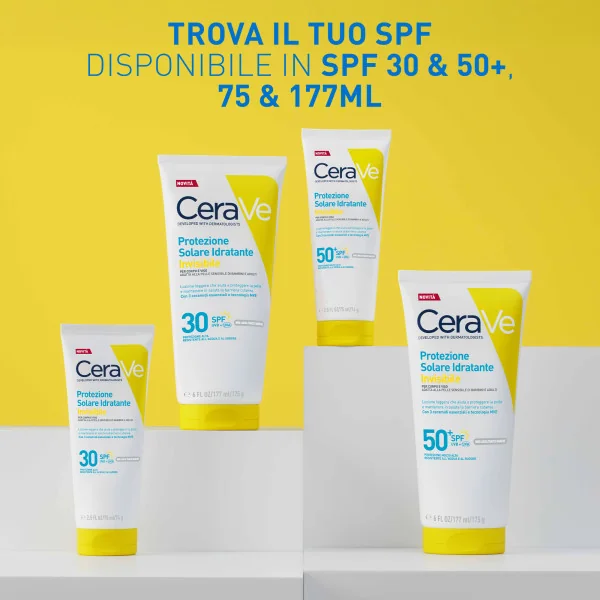CeraVe Protezione Solare SPF30 177 ml Protezione Solare Ipoallergenica per Pelli Sensibili