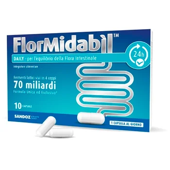 Flormidabil Daily 10 Capsule Integratore Fermenti Lattici
