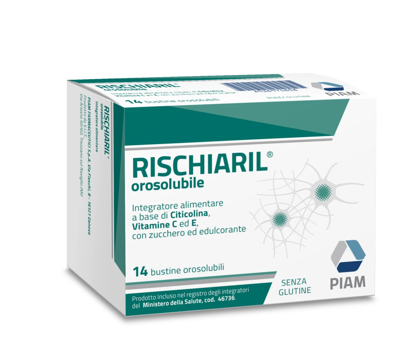 Rischiaril 14 Bustine Orosolubili Integratore per Memoria e Concentrazione