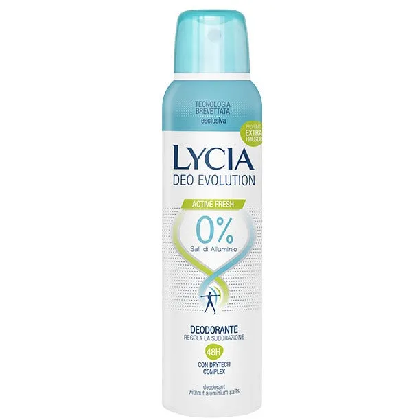 Lycia Deo Evolution Active Fresh Spray Deodorante 150 ml 