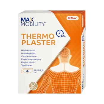 Max Mobility Thermo Cerotti Caldi Collo E Spalle 4 Pezzi Dolori Muscolari e Articolari
