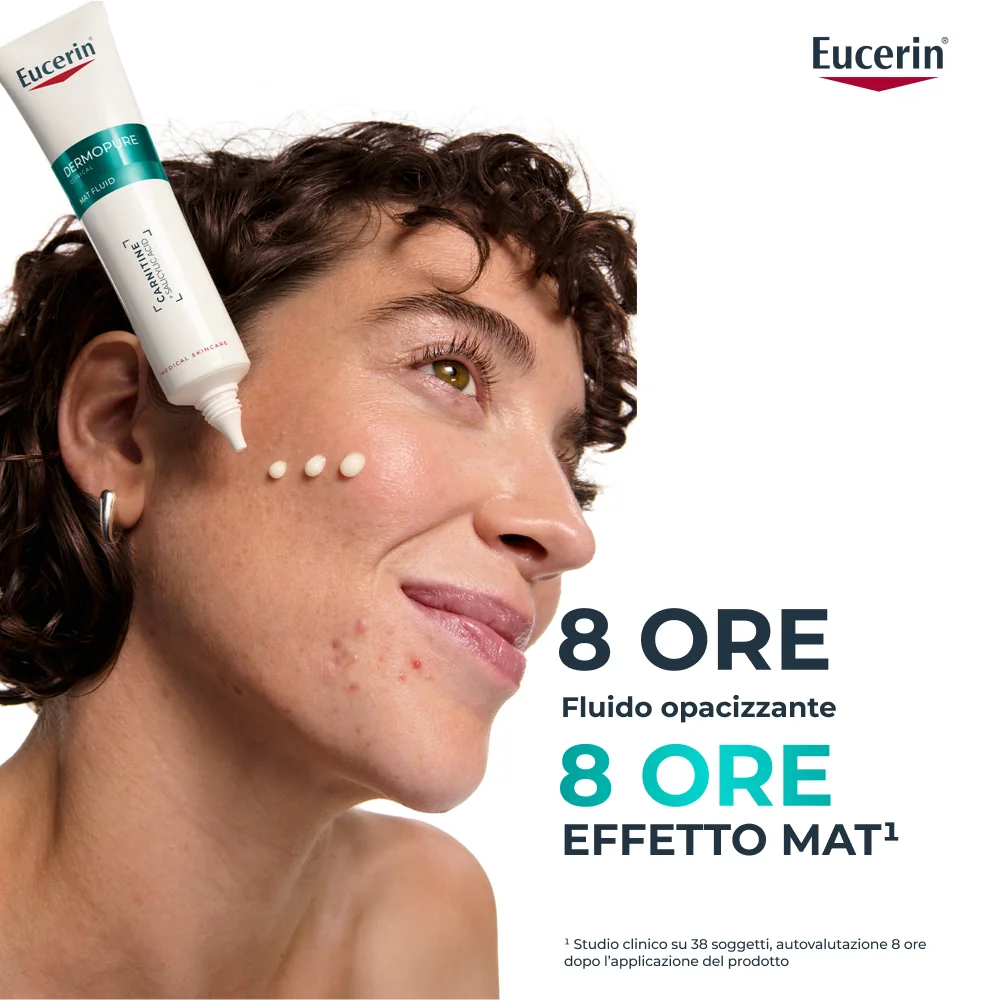 Dermopure Clinical Fluido Opacizzante Matt 50Ml Pelle Grassa a Tendenza Acneica