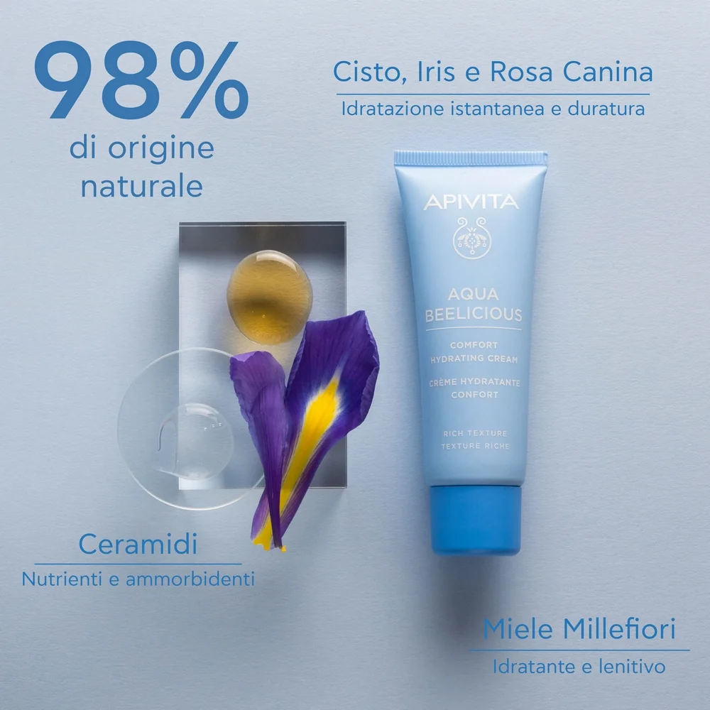 Apivita Aqua Beelicious Crema Comfort 40 ml Idratante