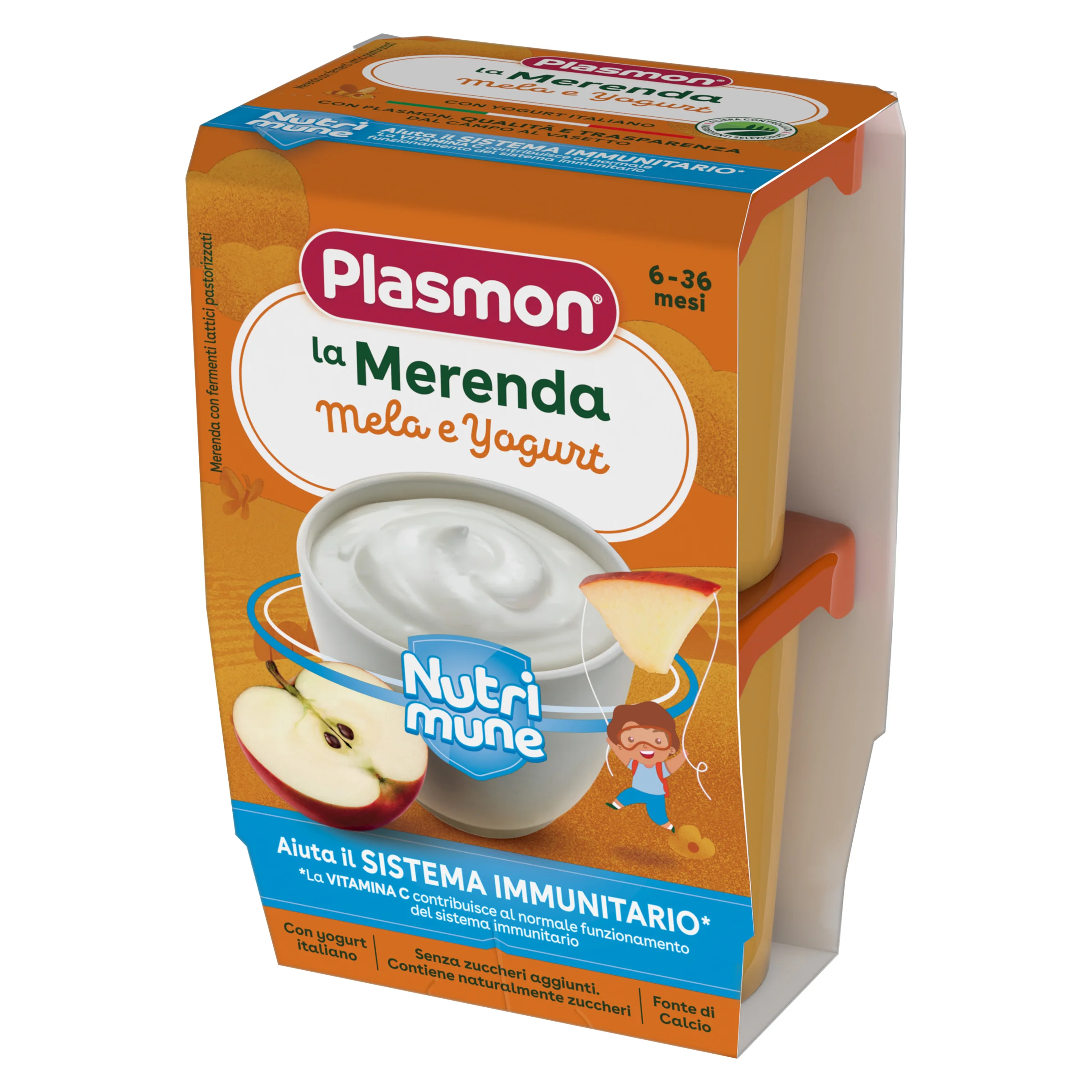La Merenda Bambini Mela Yogurt As Contiene Latte
