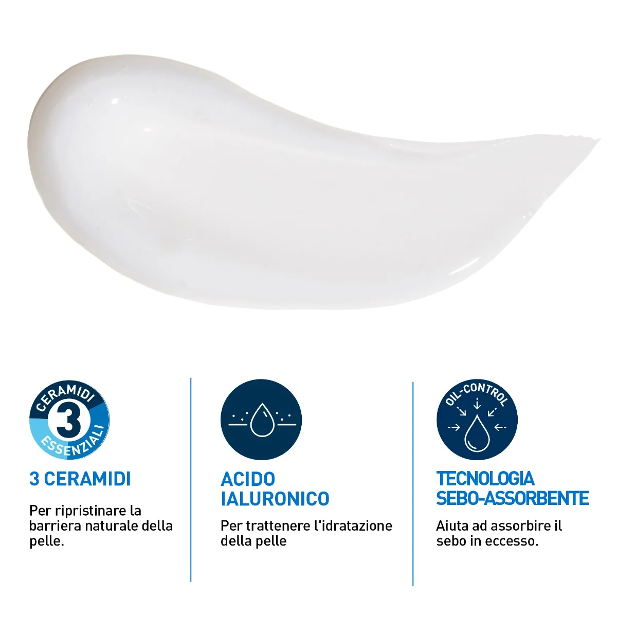 Cerave Crema Viso Idratante Mat 52 Ml Pelli da Miste a Grasse