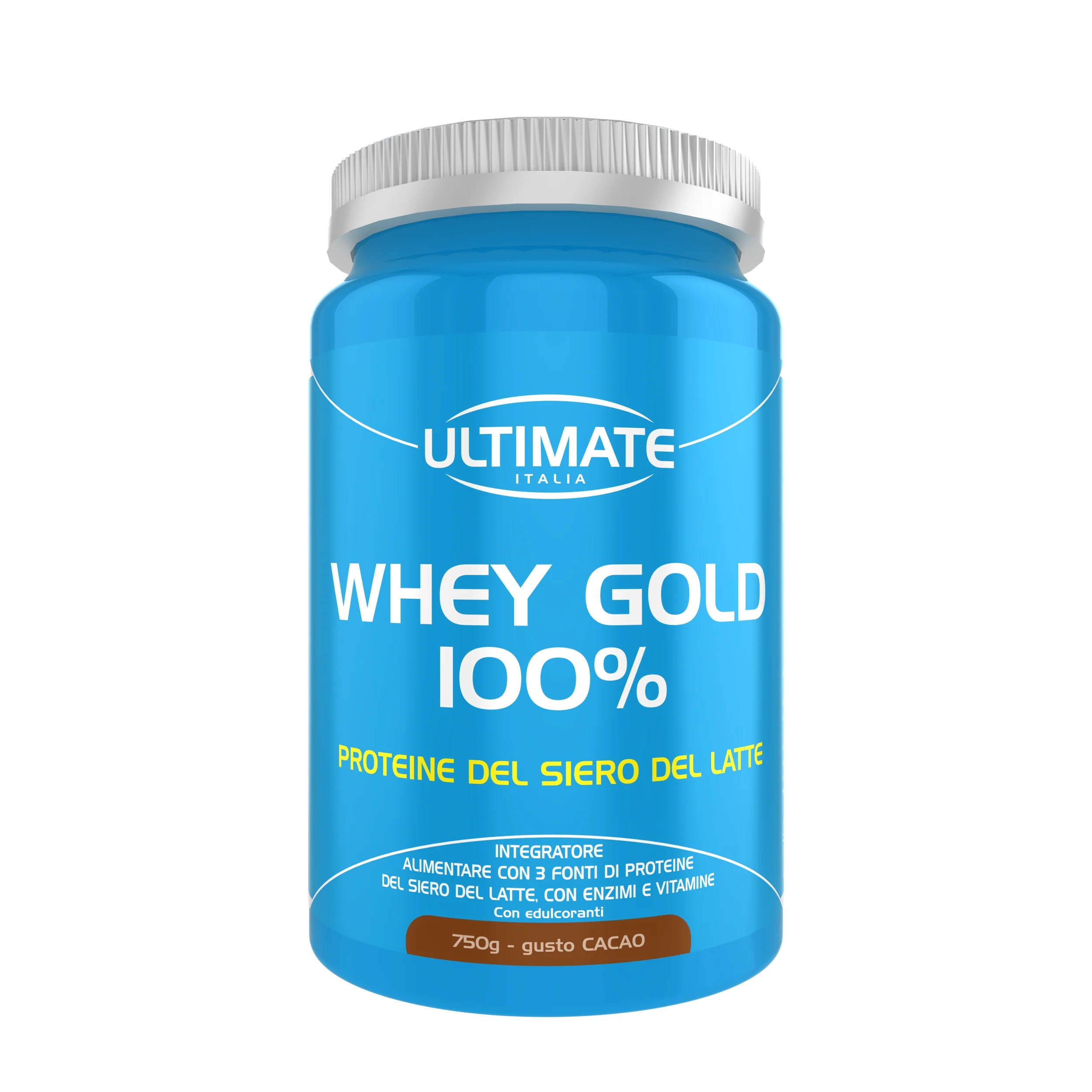 Ultimate Whey Gold 100% Integratore Di Proteine Gusto Cacao 750 g