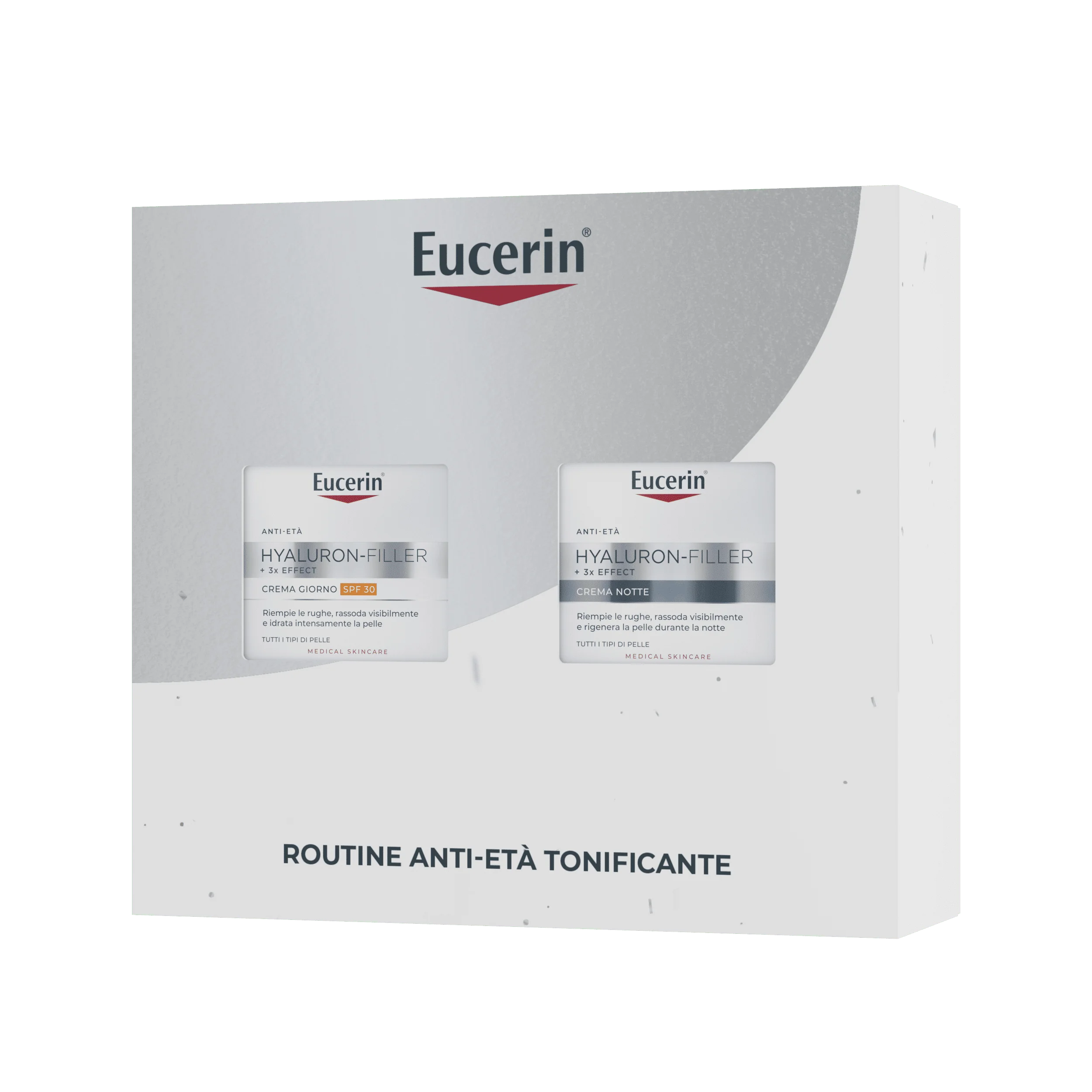 Eucerin Anti Age Xmas Pack Hyfi Giorno Notte 2025 Crema Giorno SPF30 + Crema Notte