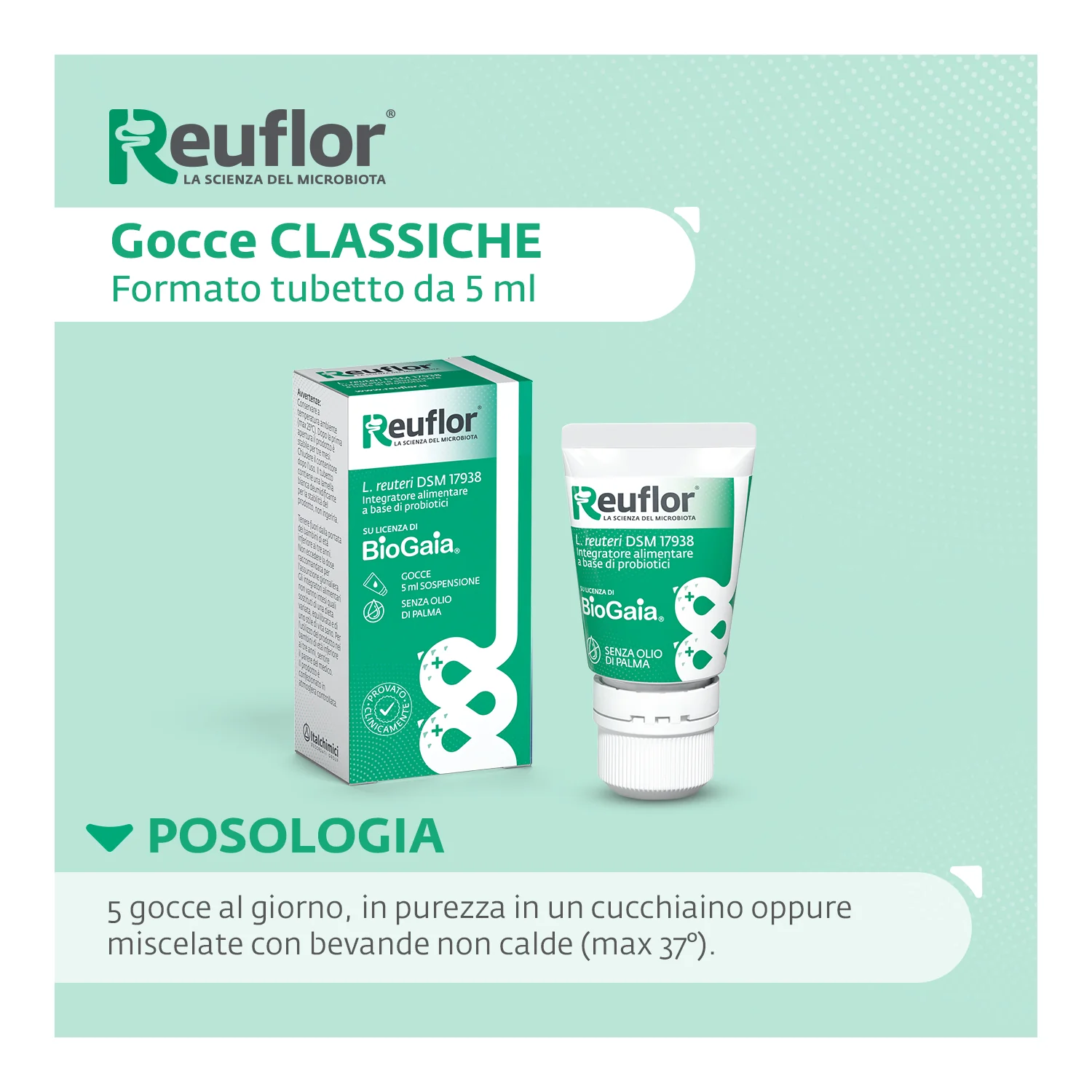 Reuflor Gocce 5 ml Fermenti Lattici