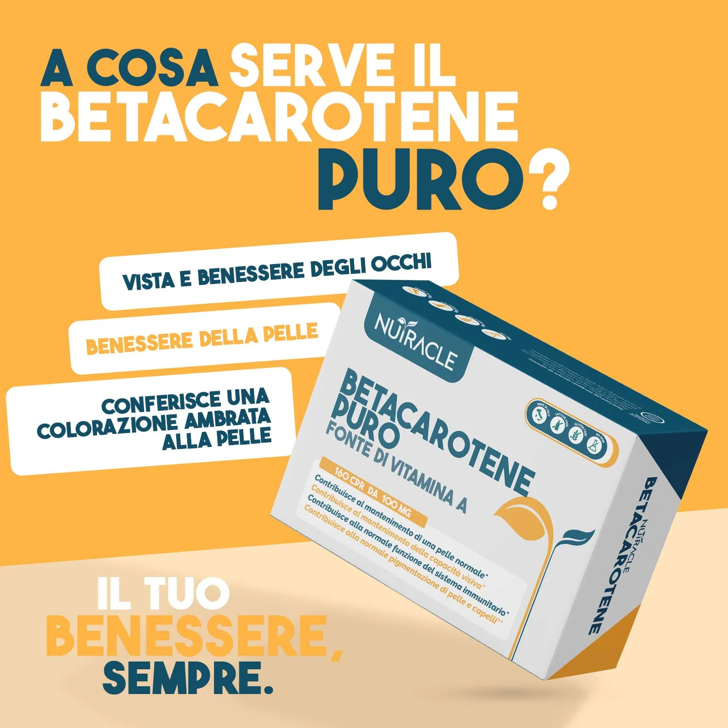 Nutracle Betacarotene Puro Sistema Immunitario