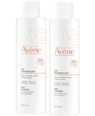 Avene Duo Latte Detergente 2 x 200 ml Detergente e struccante