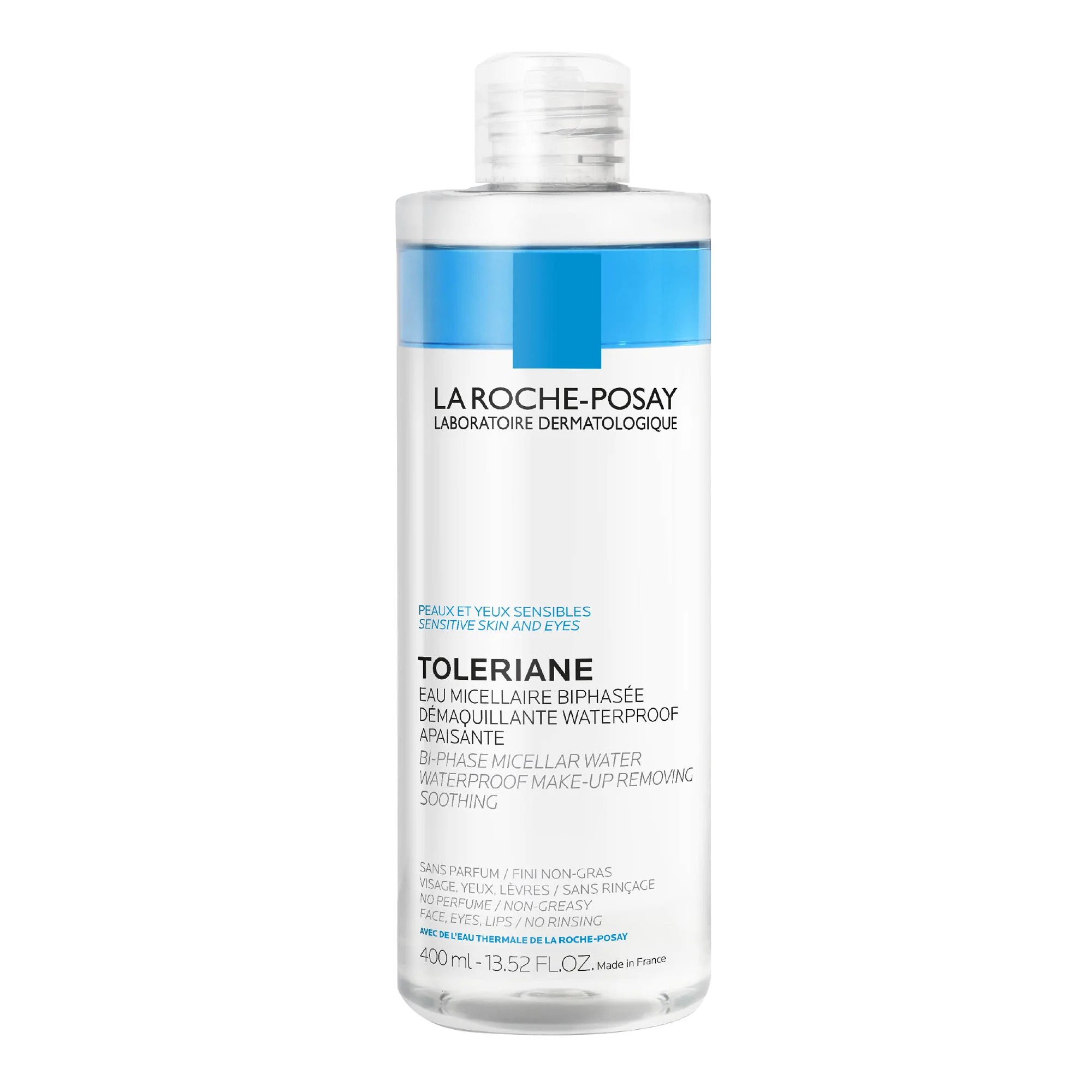 La Roche Posay Acqua Micellare Bifasica 400 Ml Make up waterproof