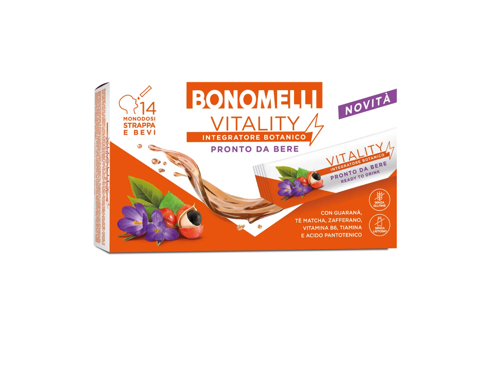 Integratore Botanico Bonomelli Vitality - 14 Stick - Con Buono Sconto Da 1€