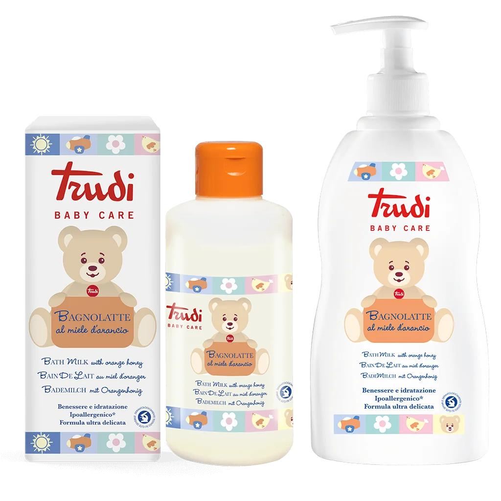 Trudi Baby C Bagnolatte 250 ml Ideale per il bagnetto quotidiano
