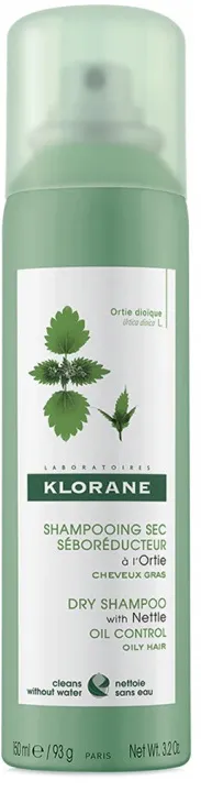 Klorane Shampoo Secco Seboriduttore Ortica 150 ml
