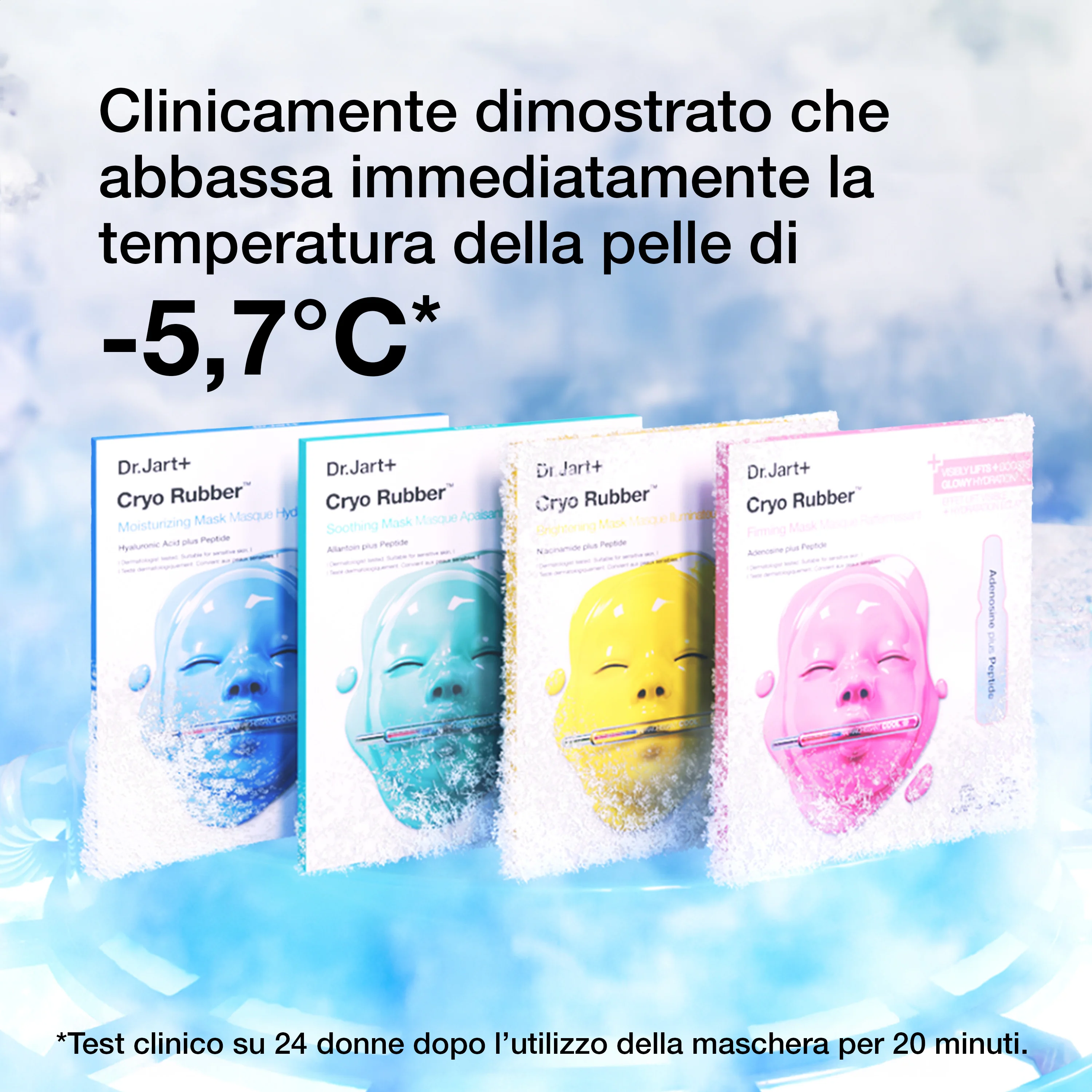 Dr Jart Cryo Rubber Brightening Mask 36 G Maschera schiarente