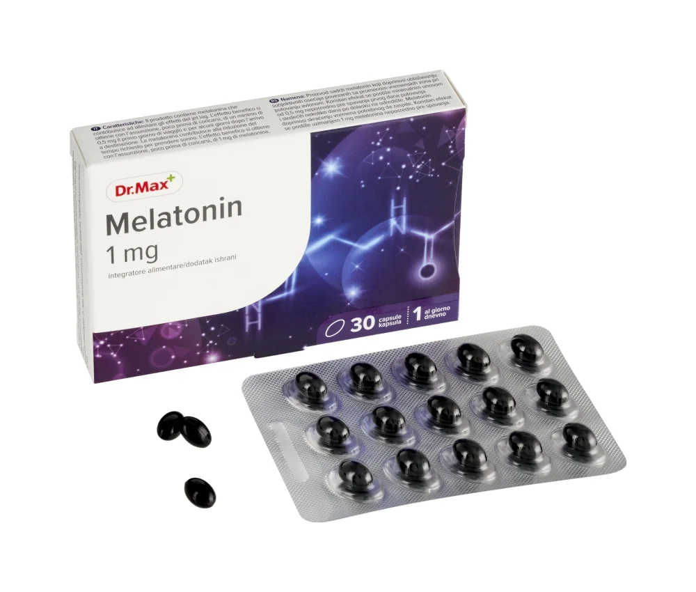 Dr. Max Melatonina 30 Compresse Sonno e Relax