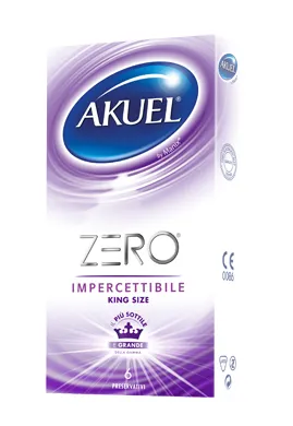 AKUEL ZERO IMPERCETTIBILE LARGE PRESERVATIVI 6 PEZZI