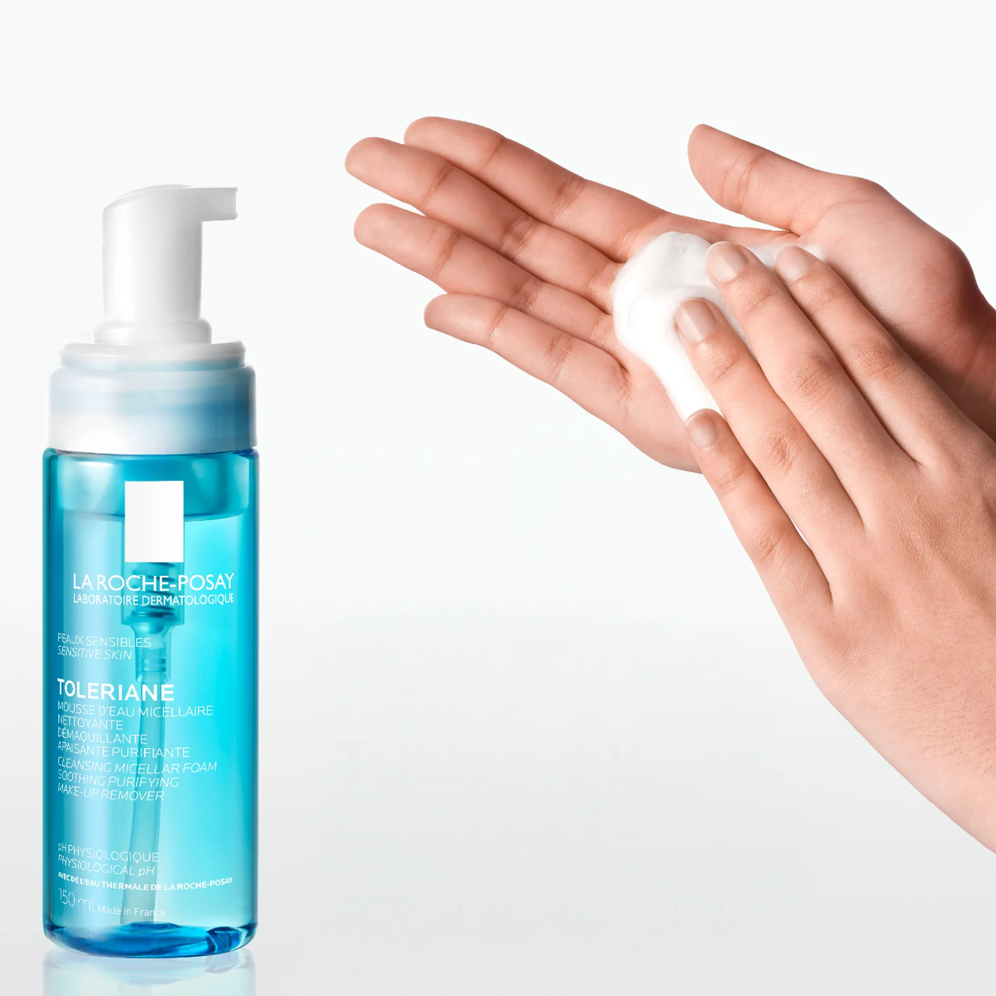 La Roche Posay Toleriane Mousse d'Acqua Micellare 150 Ml Pelle sensibile