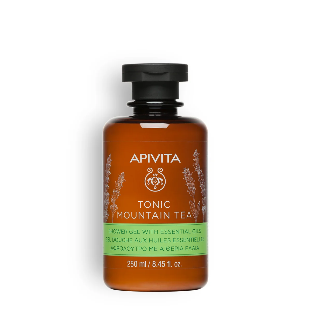 Apivita Tonic Mountain Tea Shower Gel 250 Ml/20 Gel Doccia