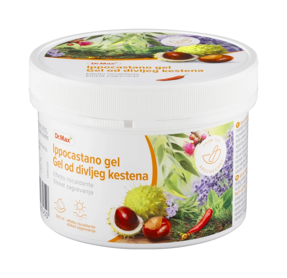 Dr. Max Gel Ippocastano Effetto Caldo 350 ml Stimola e Rigenera la Pelle