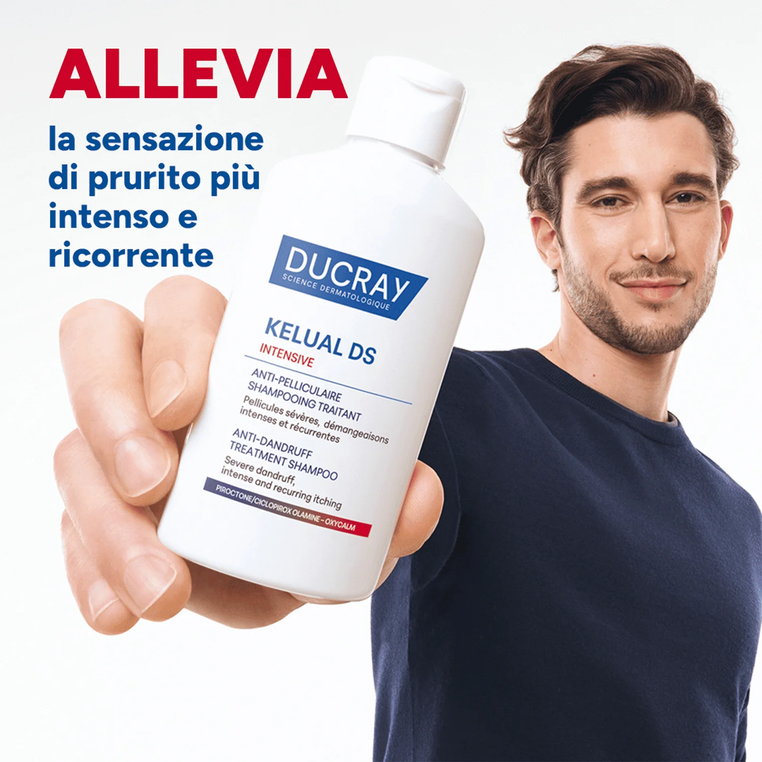 Ducray Kelual Ds Intensive Shampoo Antiforfora 100 Ml Riduce Sensazione di Prurito