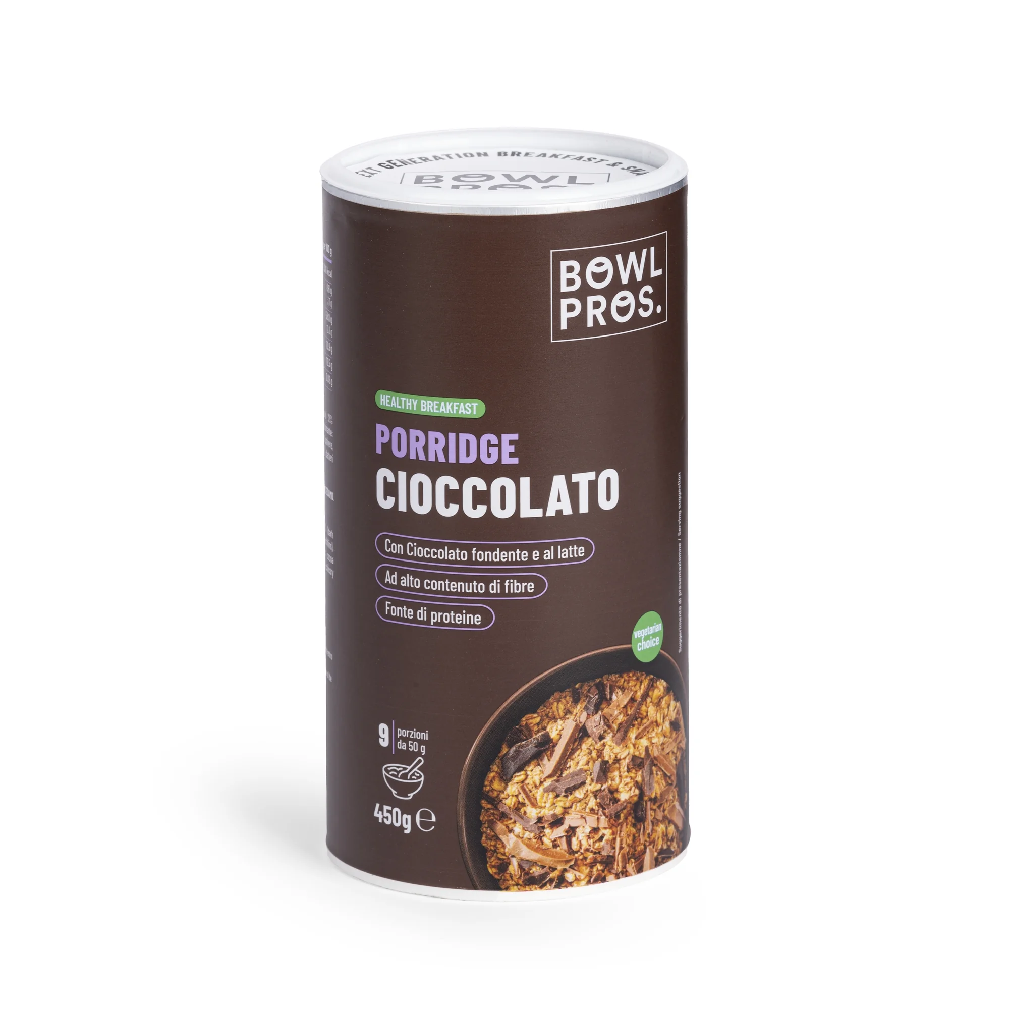 Porridge Cioccolato 450G Ricco in Fibre