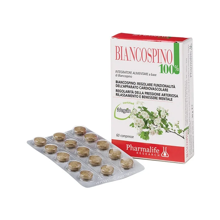 Biancospino 100% 60 Compresse 