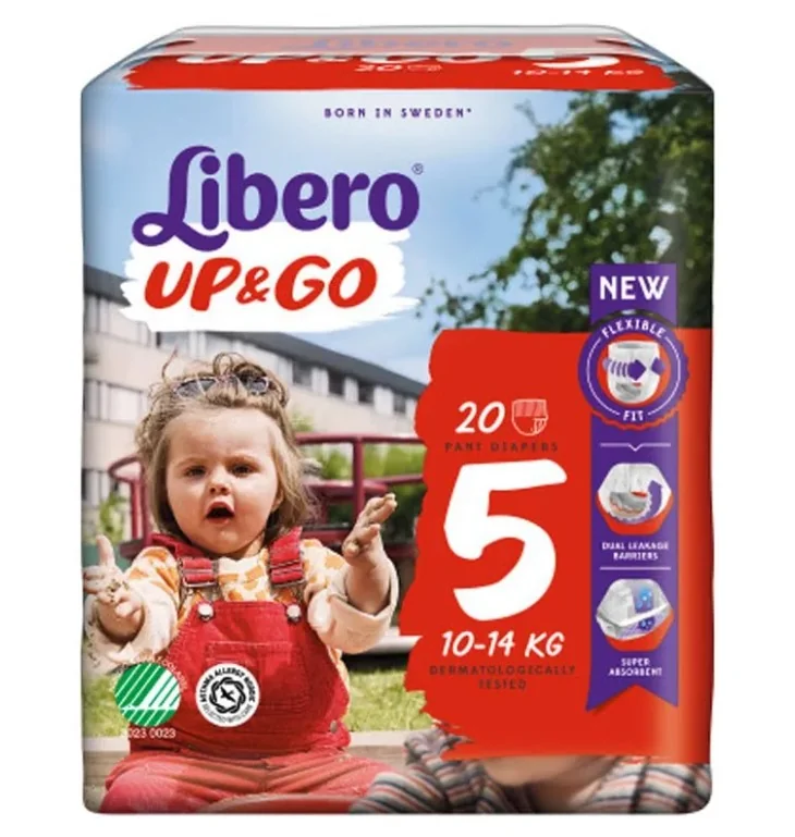 Libero Up&Go Pannolini Taglia 5 -10/14 kg 20 pezzi