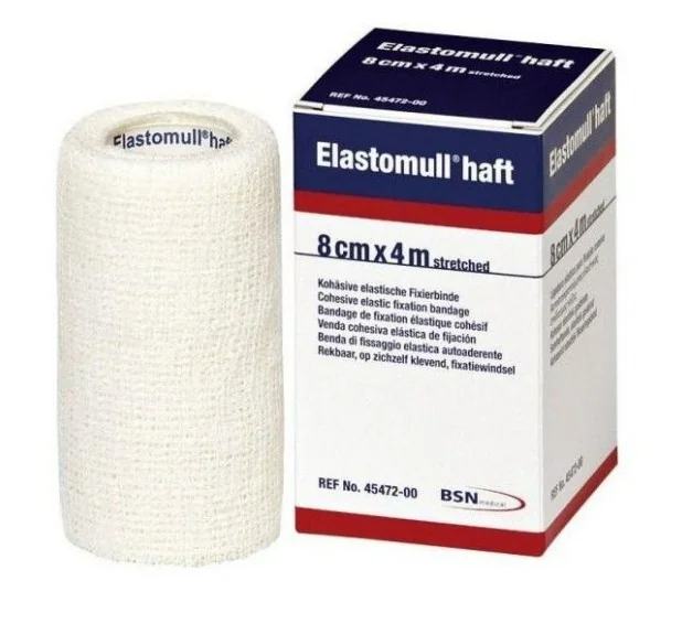 Elastomull Haft 4m x 8cm Compressione Forte