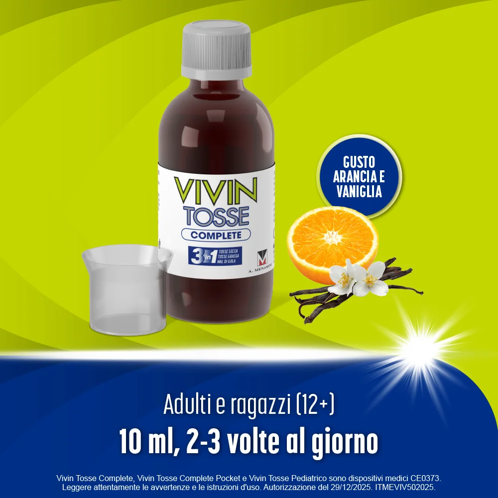 Vivin Tosse Complete Sciroppo Per Tosse 150 ml