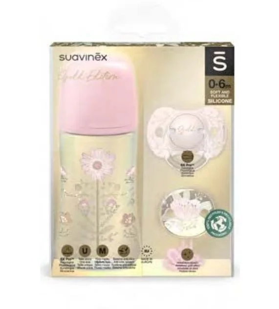 Suavinex Gold Set Nascita Rosa