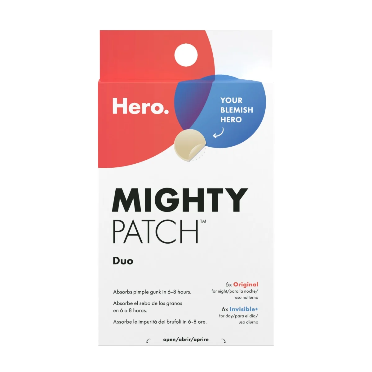 Hero Mighty Patch Duo Cerotto Acne Giorno/Notte Cerotto per Brufoli