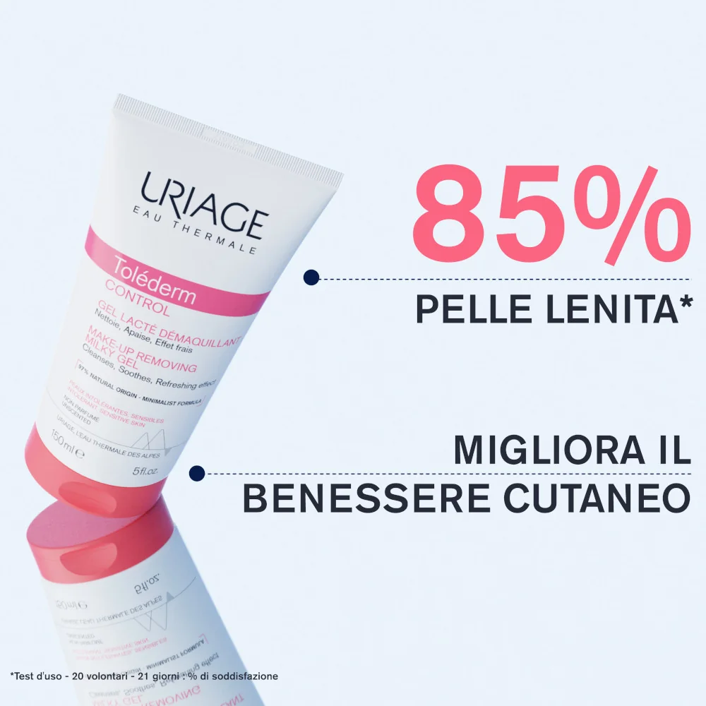 Uriage Tolederm Control Gel Demaquillant 150 ml Struccante