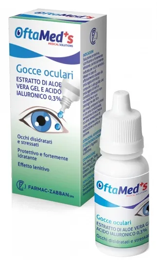 Oftamed's Gocce Aloe Vera E Acido Ialuronico 10 ml