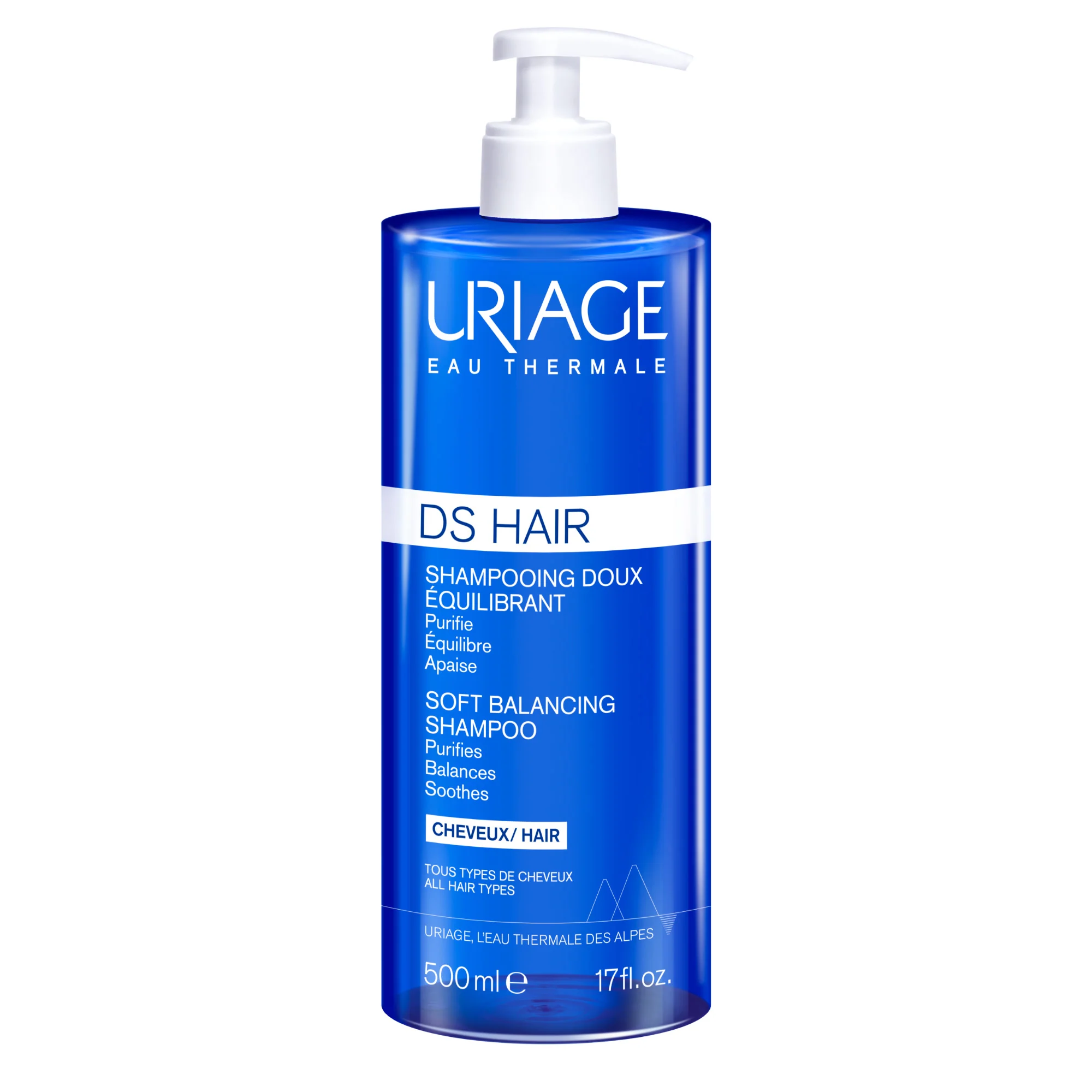 Uriage DS Hair Shampoo Delicato Riequilibrante 500 ml Purifica e Lenisce
