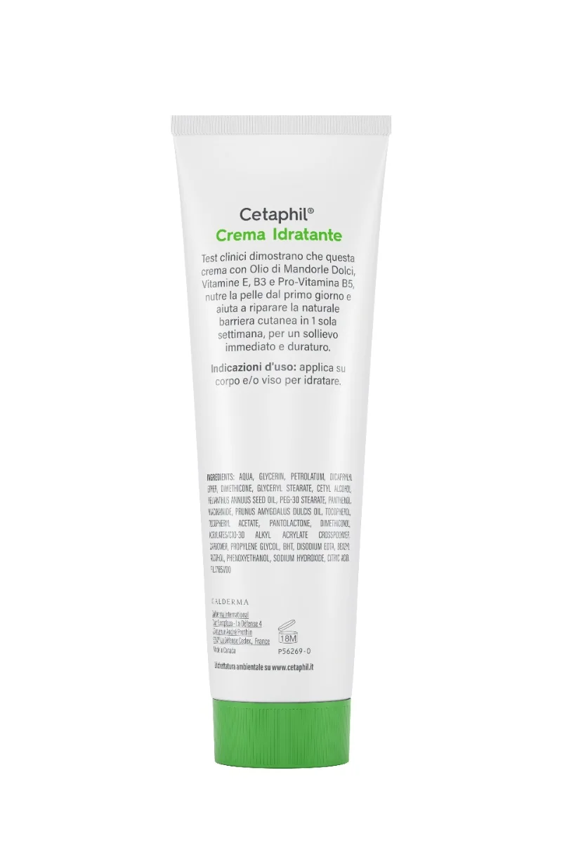 Cetaphil Crema Idratante 100 g Pelle Secca Viso e Corpo