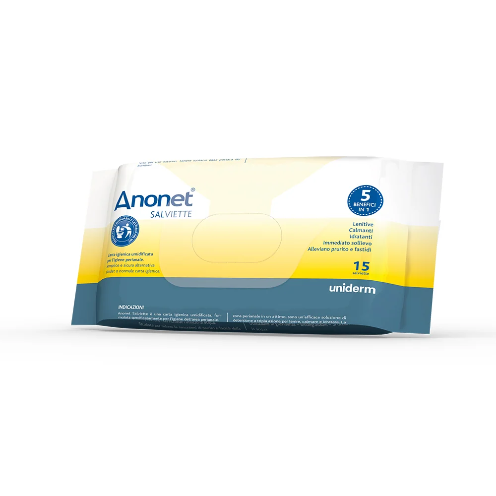Anonet Salviette 15 pezzi Salviette Intime Detergenti