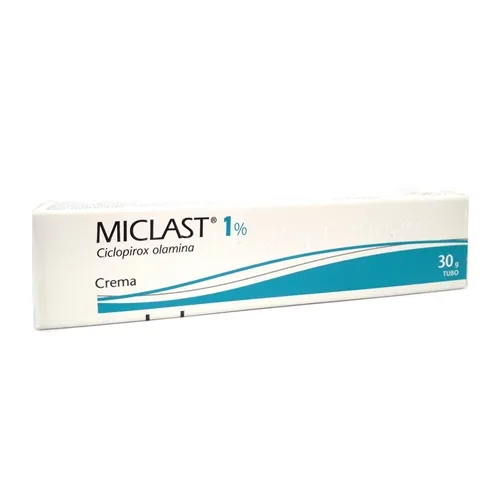 Miclast Crema 1% Ciclopiroxolamina Antimicotico 30 g