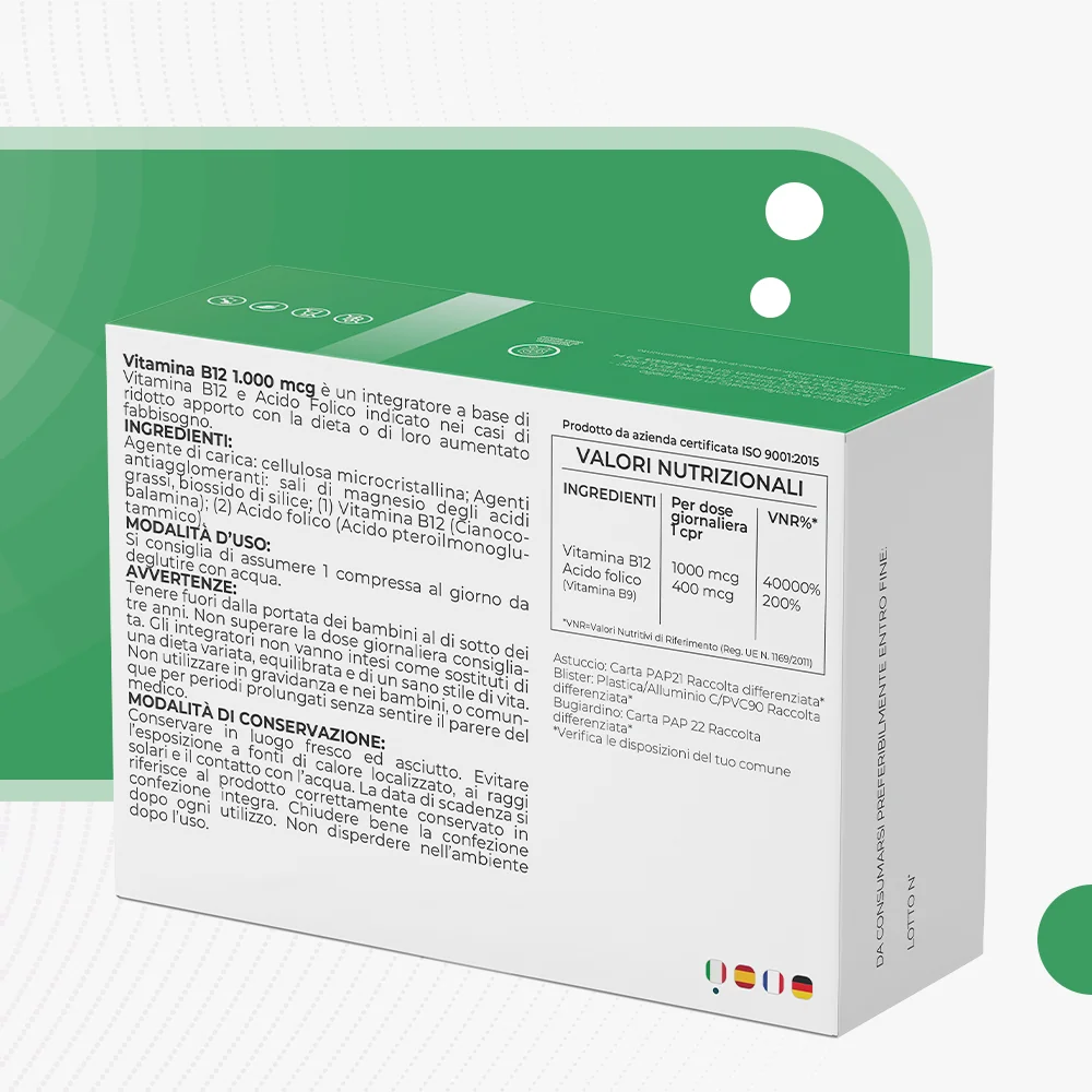 T-Rex Vitamina B12 1000 160 Compresse Stanchezza e Affaticamento