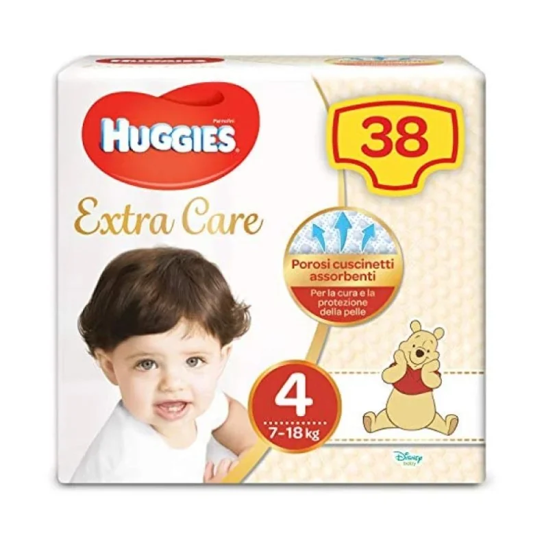 Huggies Extra Care Grande 38 Pezzi Taglia 4