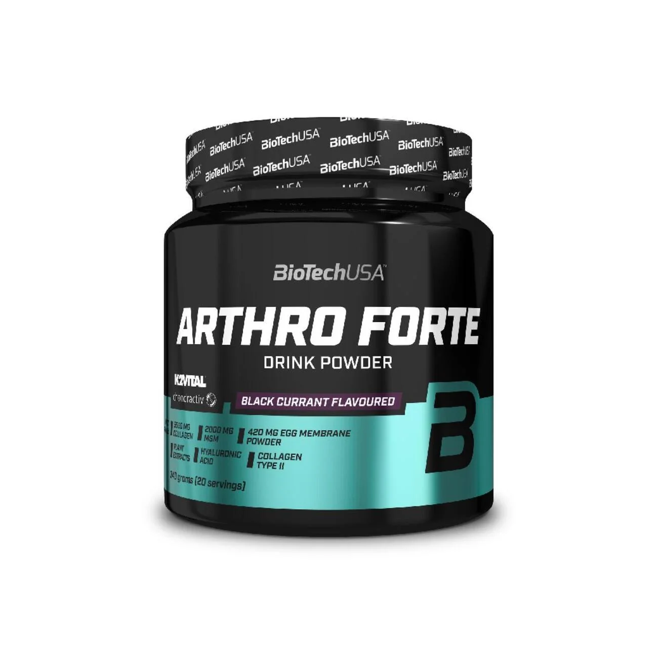 Biotechusa Arthro Forte Polvere Ribes Nero 340 g Benessere di Ossa e Cartilagini