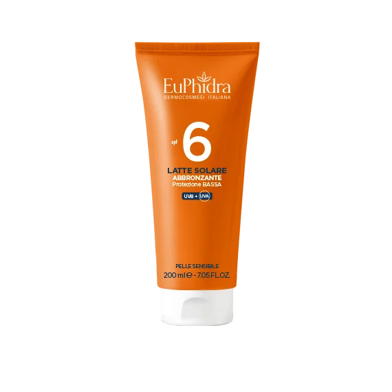 Euphidra Ka Latte Solare Abbronzante 6 200 ml Protezione Bassa