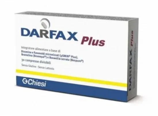 Darfax Plus Integratore Per Drenaggio Dei Liquidi e Per Il Microcircolo 1425 mg 30 Compresse Drenante
