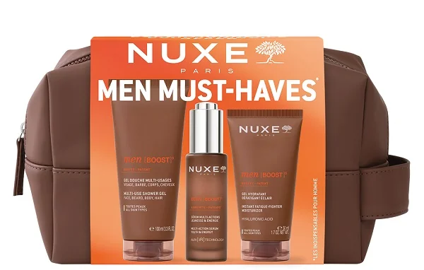 Nuxe Men Siero + Cr Gel+Sh Gel Vanity Set