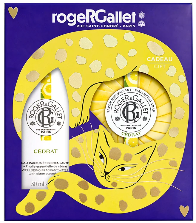 Roger&Gallet Set Natale Cedrat Eau De Toilette 30 ml + Saponetta 100 g Profumazione e Detersione