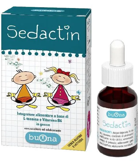 Buona Sedactin Integratorre per Bambini Stanchezza e Affaticamento 20 ml